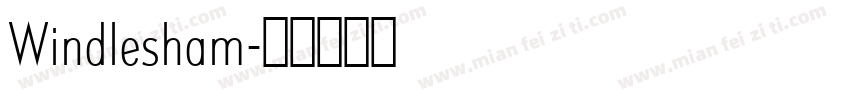 Windlesham字体转换