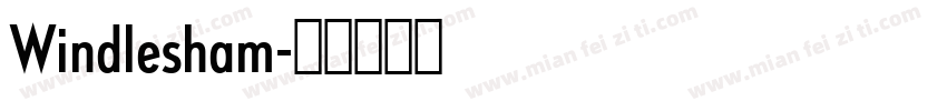 Windlesham字体转换