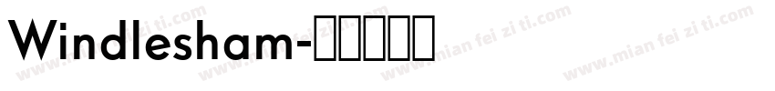 Windlesham字体转换