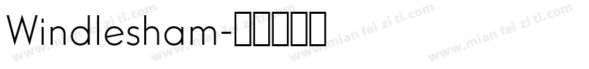 Windlesham字体转换