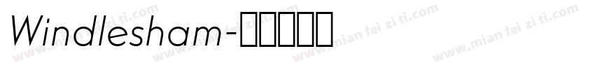 Windlesham字体转换