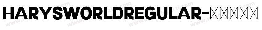HarysWorldRegular字体转换