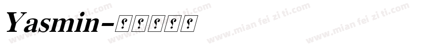 Yasmin字体转换