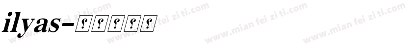 ilyas字体转换