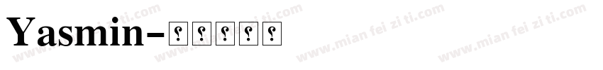 Yasmin字体转换