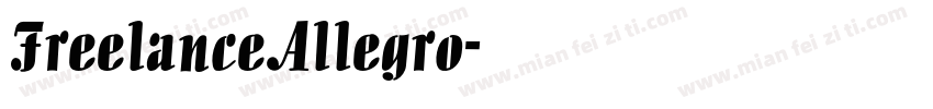 FreelanceAllegro字体转换