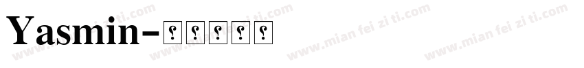 Yasmin字体转换