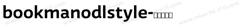 bookmanodlstyle字体转换