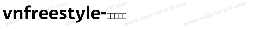 vnfreestyle字体转换