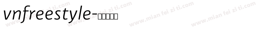 vnfreestyle字体转换