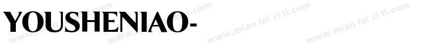 YOUSHENIAO字体转换