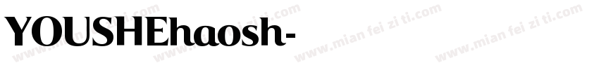 YOUSHEhaosh字体转换