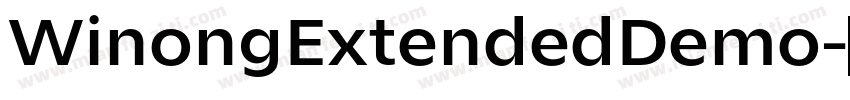 WinongExtendedDemo字体转换