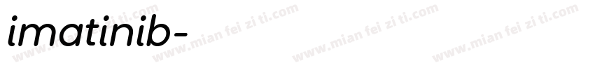 imatinib字体转换