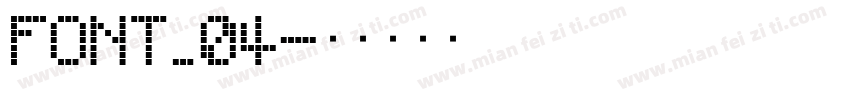 FONT_04字体转换