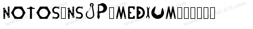 notosansJP-medium字体转换