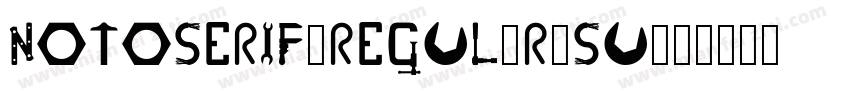 notoserif-regular-su字体转换