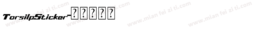 TorsilpSticker字体转换