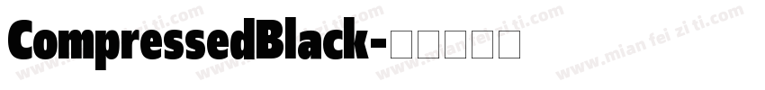 CompressedBlack字体转换