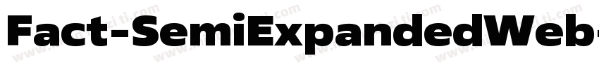 Fact-SemiExpandedWeb字体转换