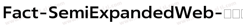 Fact-SemiExpandedWeb字体转换