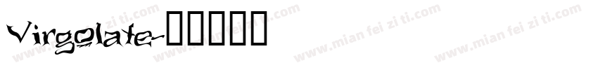 Virgolate字体转换