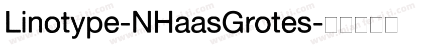 Linotype-NHaasGrotes字体转换