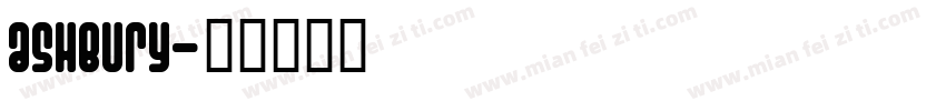 Ashbury字体转换