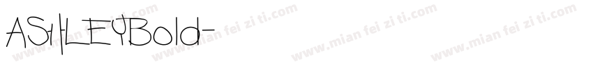 ASHLEYBold字体转换