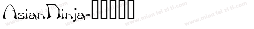 AsianNinja字体转换