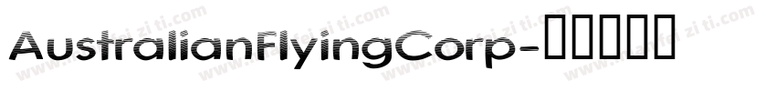 AustralianFlyingCorp字体转换