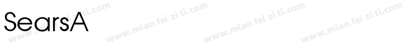 SearsAvantGardeMediu字体转换