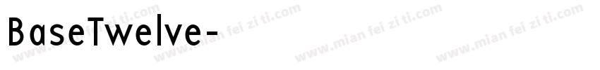 BaseTwelve字体转换