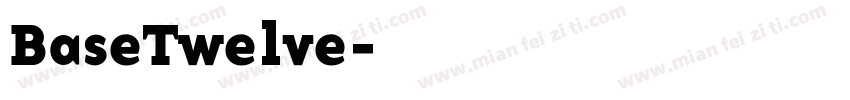 BaseTwelve字体转换