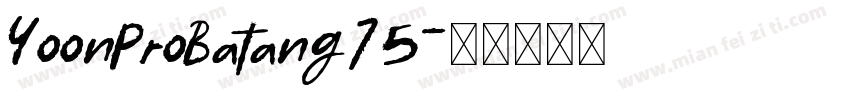YoonProBatang15字体转换