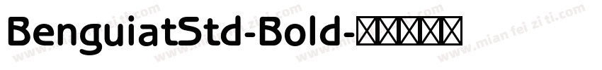 BenguiatStd-Bold字体转换