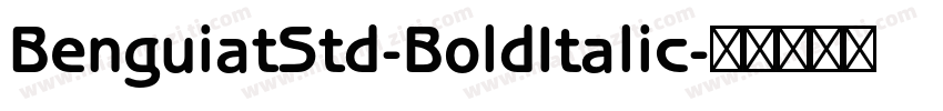BenguiatStd-BoldItalic字体转换