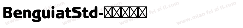 BenguiatStd字体转换