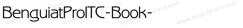 BenguiatProITC-Book字体转换