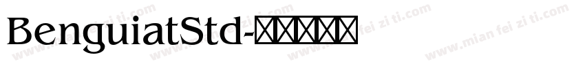 BenguiatStd字体转换