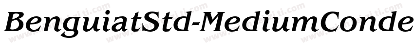 BenguiatStd-MediumCondensed字体转换