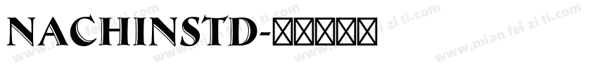 NachinStd字体转换