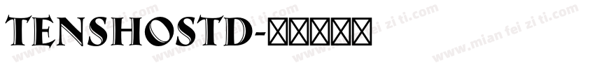 TenshoStd字体转换