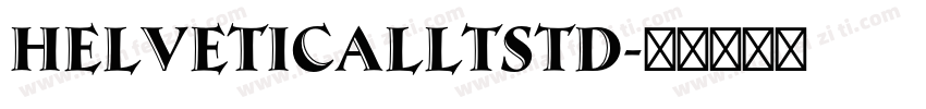 helveticalLTStd字体转换