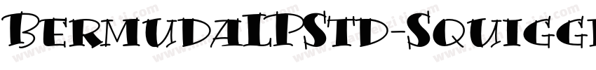 BermudaLPStd-Squiggle字体转换