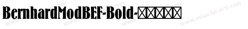 BernhardModBEF-Bold字体转换