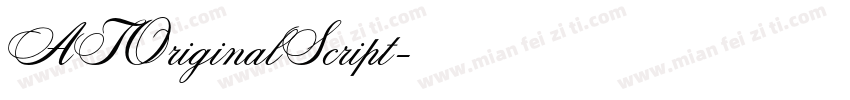 ATOriginalScript字体转换