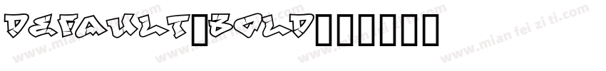Default_bold字体转换