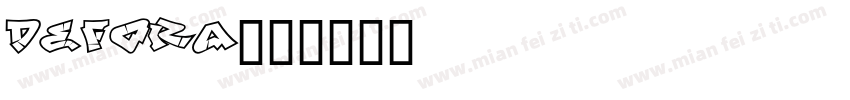 defora字体转换