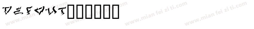 defout字体转换
